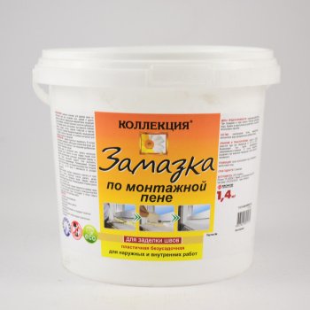 Шпаклевка-замазка по монтажной пене 3 кг КОЛЛЕКЦИЯ Ижсинтез