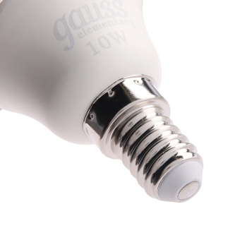 Лампа светодиодная 10W Е14 шар 4K нейтральный 730лм Elementary 53120 *10/100