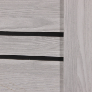 Дверное полотно остекленное 2000х700х38 мм Двери Гуд Х31, ривьера айс/графит