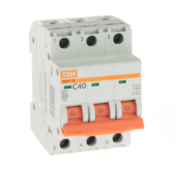 Авт.выкл. TDM ВА 47-29 40А/3П SQ0206-0113 хар-ка С *4/40