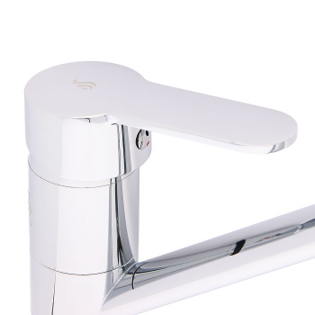 Смеситель для кухни ЦС-СМ 27г D35 М40 без шлангов, длинный излив (Подольск) *1/10