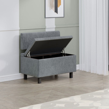 Скамья прямая Брайтон (800мм) Венге Цаво, Wellmart Silver*1