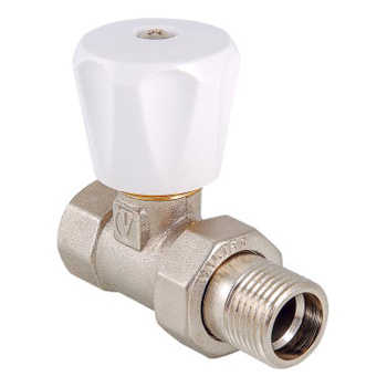 Клапан радиаторный регулирующий прямой 1/2"(Ø15) М/П VALTEC VT.008.LN *1/9