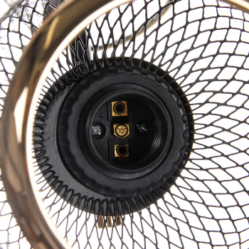 Светильник потолочный N6408/3 BK+FGD  3*40W E27 220V (d-540; h-230) S=12м2 VERNER LIGHTING *1