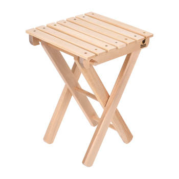 Табурет складной, шлифованный, 34х34х26см "Банные штучки"/4