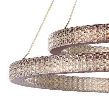 Люстра 9200(9238)/240W coffee 600+400 мм 3 реж., пульт S=20м2 VERNER LIGHTING *1