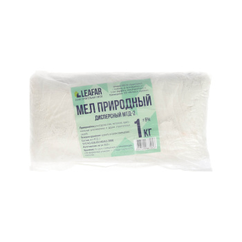 Мел природный 1 кг LeafAR, дисперсный МТД-2